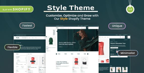 Style -  Fashion Shopify 2.0 eCommerce Theme