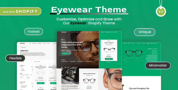 Eyewear - Shopify 2.0 Sunglasses Shop Theme