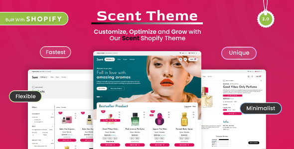 Scent - Shopify 2.0 Perfume Cosmetics Theme