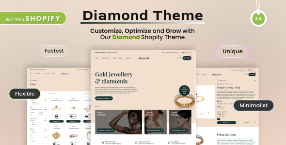 Diamond - Shopify 2.0 Jewelry Theme