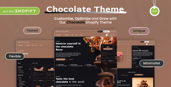 Chocolate - Shopify 2.0 Cake Shop Theme