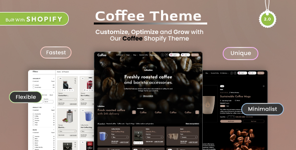 Coffee - Shopify 2.0 eCommerce Theme