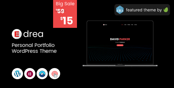 Edrea - Personal Portfolio WordPress Theme