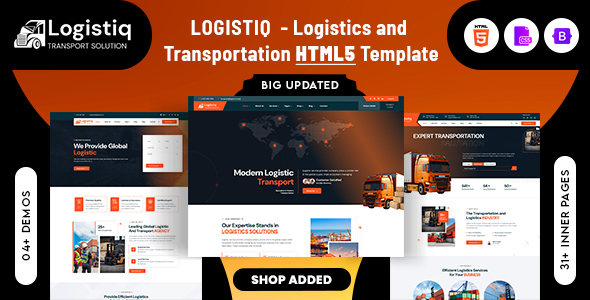 Logistiq - Logistics and Transportation HTML5 Template