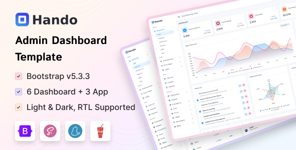 Hando - Bootstrap 5 Admin & Dashboard Template