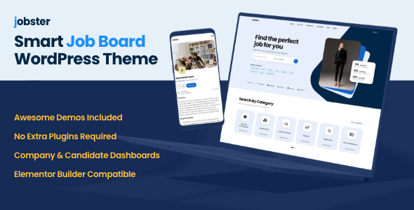 Jobster - Smart Job Board WordPress Theme