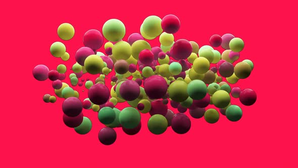 Digitally generated video of bubbles  alt