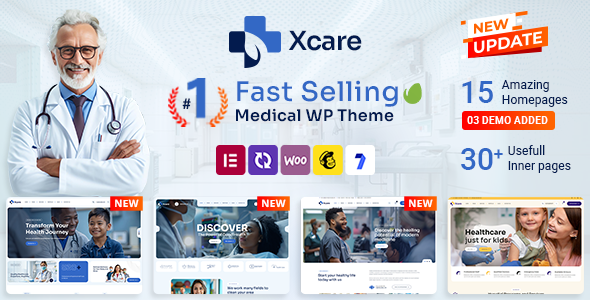 Xcare - Medical and Health Care WordPress Theme