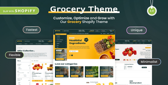 Grocery - Shopify 2.0 eCommerce Theme