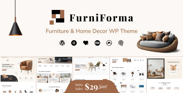 FurniForma - Furniture Store WordPress Theme