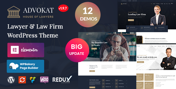 Advokat - Lawyer & Law Firm WordPress Theme