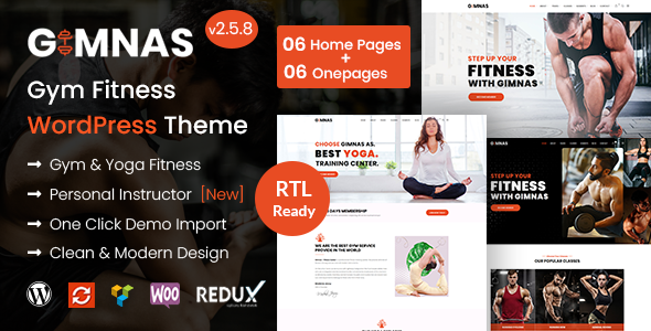 Gimnas - Gym Fitness WordPress Theme