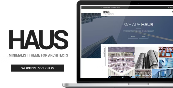 Haus -  Sleek Architecture WordPress Theme