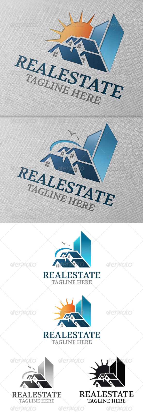 Real Estate Modern Logo Template