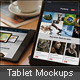 Realistic Tablet Mockups - Black Mini - GraphicRiver Item for Sale