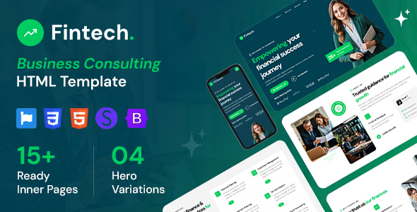 Fintech – Business Consulting HTML Template – 0 Sold!