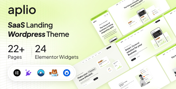 Aplio | SaaS Landing WordPress Theme