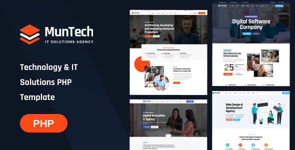 Munteh – IT Solutions Services PHP Template – 0 Sold!