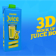 3D Mockup Juice Box - VideoHive Item for Sale