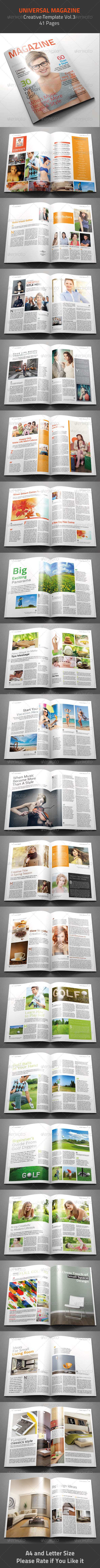 Universal Magazine Template