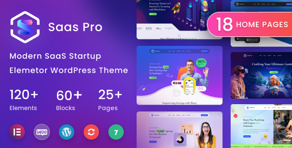 SaaSPro - Startup & SaaS WordPress Theme