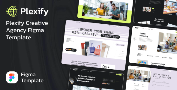 Plexify - Creative Agency Figma Template