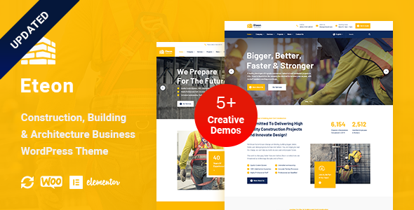 Eteon - Construction And Building WordPress Theme