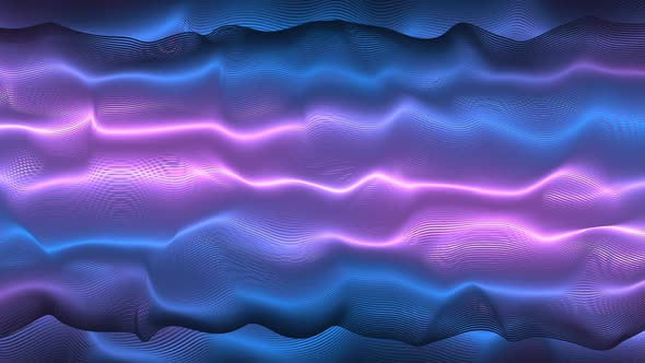 4K Abstract Waves Background Seamless Loop V2