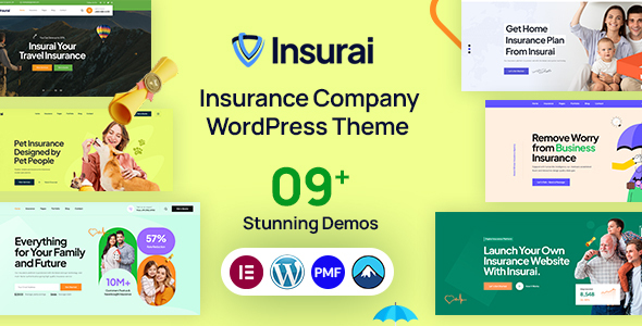 Insurai – Insurance Company WordPress Theme – 0 Sold!