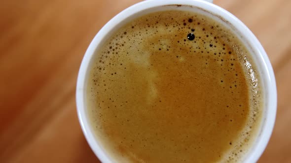 Close-up of coffee cup