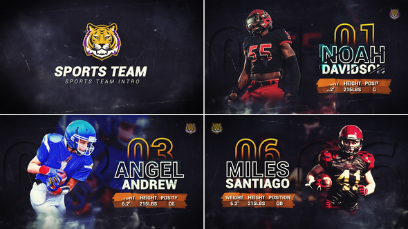 Sports Player Profile // Team Intro // Powerful Sports Team Intro