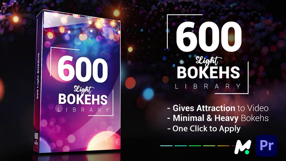 600+ Bokeh Light Leaks Pack for Pr