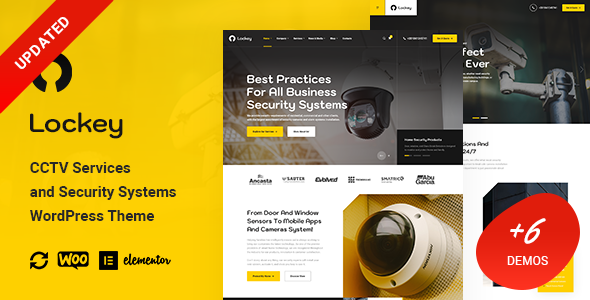 Lockey - CCTV and Security Systems WordPress Theme