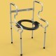MULTIPURPOSE TOILET SEAT FOLDABLE COMMODE CHAIR WALKER RAISED - 3DOcean Item for Sale