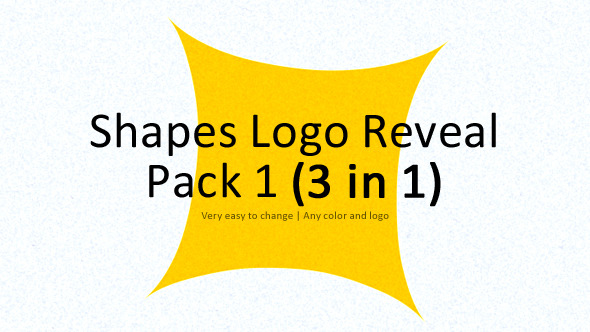 Shapes Logo Reveal Pack 1 alt