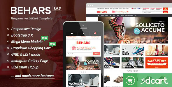 Behars - Responsive 3dCart Template (Core)