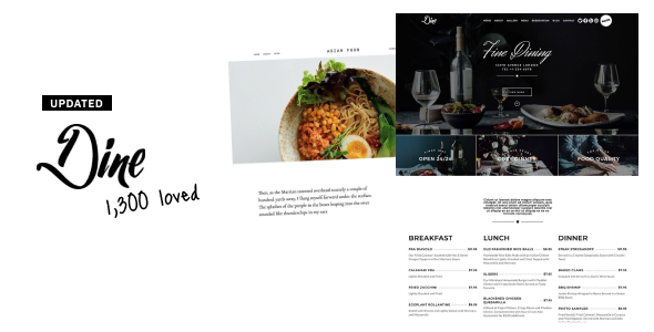 Dine - Restaurant, Cafe, Bakery WordPress Theme