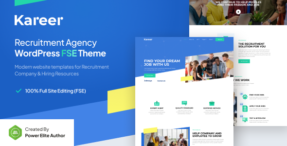 Kareer – Human Resource & Recruitment Agency FSE WordPress Theme