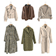 Coat on Hanger Collection 5 - 3DOcean Item for Sale