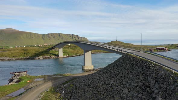 Fredvang Bridges Panorama Lofoten Islands