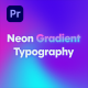 Neon Gradient Typography - VideoHive Item for Sale