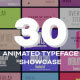 Animated Typeface Showcase - VideoHive Item for Sale