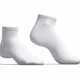 Blank white ancle socks pair mockup stand, looped rotation - VideoHive Item for Sale