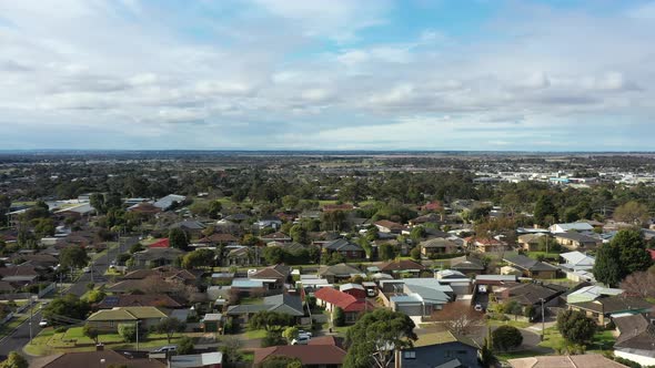 AERIAL Slide Over Belmont Geelong, Australia