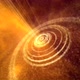 Golden Galaxy Space Moving Loop Background - VideoHive Item for Sale