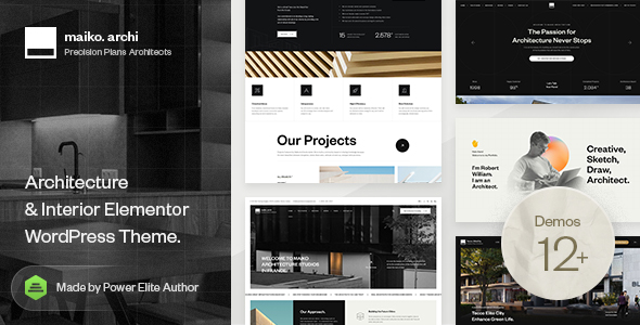 Maiko - Architecture and Interior Design WordPress Theme