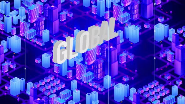 Digital Smart City Word Global alt