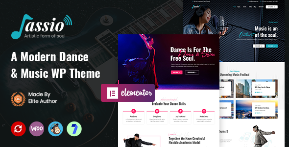 Jassio | Music WordPress Theme