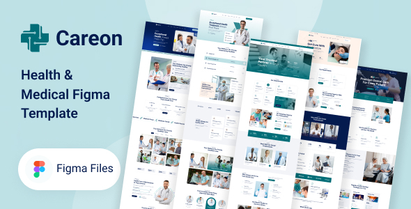 Careon - Health & Medical Figma Template