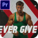 Gym Intro Professional Work | Fitness Intro MOGRT for Premier Pro - VideoHive Item for Sale
